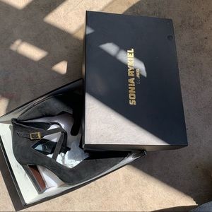 Black strappy Sonia Rykiel Paris heels